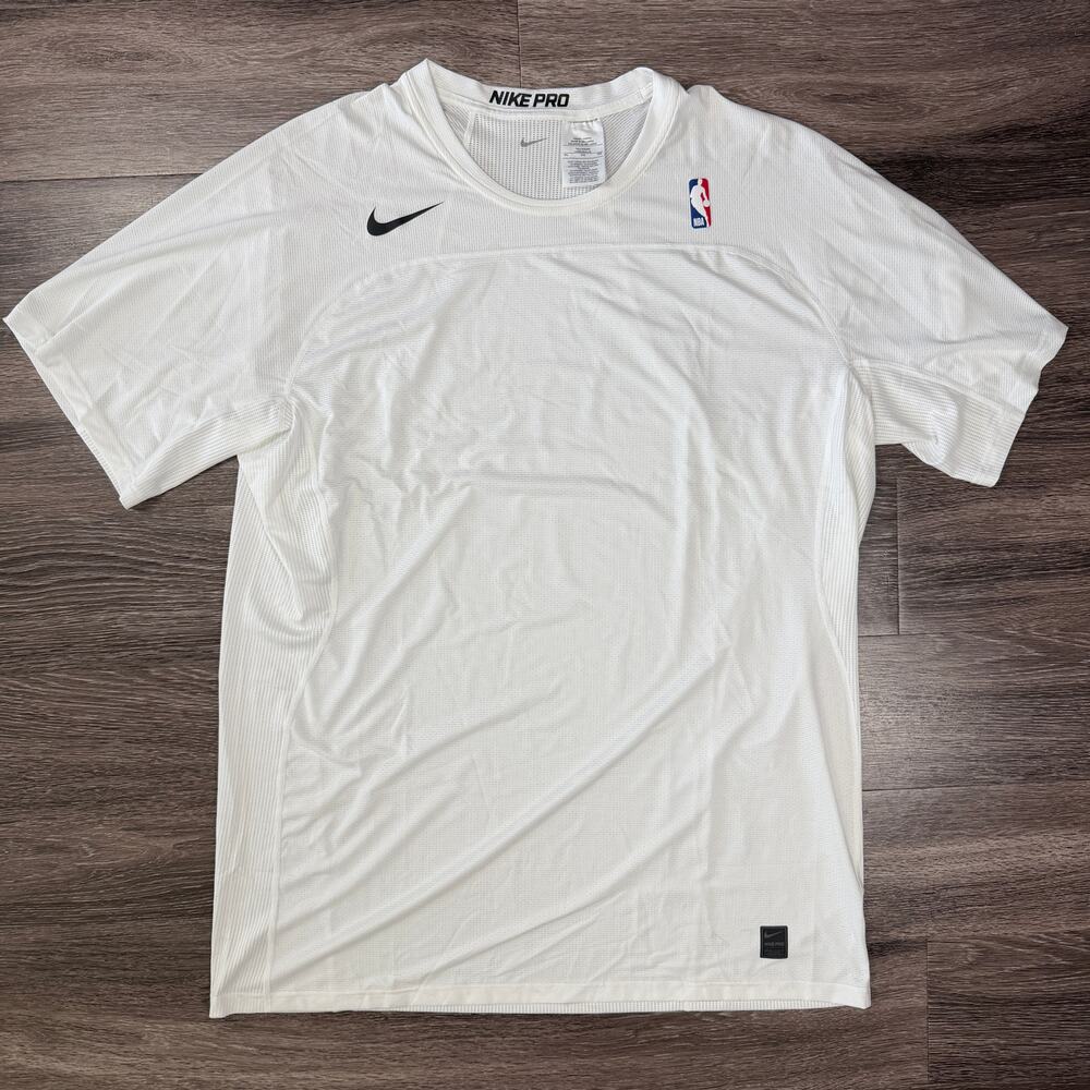 Nike NBA Player Issue Pro HyperCool Shirt White Men's 3XLT NEW 880810-100